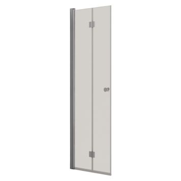 DUSCHDÖRR SCANBAD FLEXI VIKDÖRR KROM/KLAR 70CM