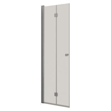 DUSCHDÖRR SCANBAD FLEXI VIKDÖRR KROM/KLAR 80CM
