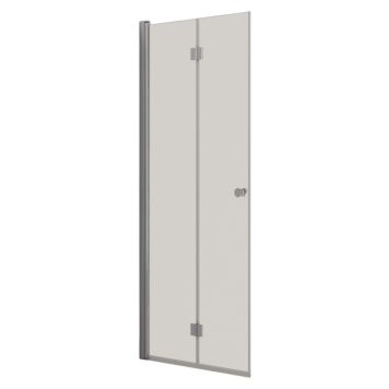 DUSCHDÖRR SCANBAD FLEXI VIKDÖRR KROM/KLAR 90CM