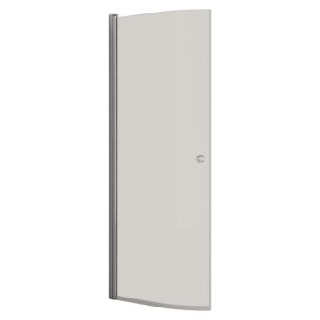 DUSCHDÖRR SCANBAD FLEXI HALVRUND KROM/KLAR 100CM