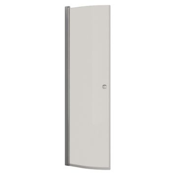 DUSCHDÖRR SCANBAD FLEXI HALVRUND KROM/KLAR 80CM
