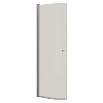 DUSCHDÖRR SCANBAD FLEXI HALVRUND KROM/KLAR 90CM