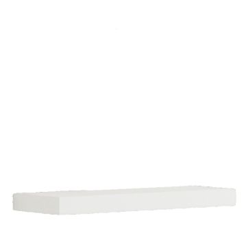VÄGGHYLLA SCANBAD SVÄVANDE VIT MATT 40CM
