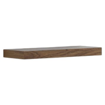 VÄGGHYLLA SCANBAD SVÄVANDE BRUN EK 40CM