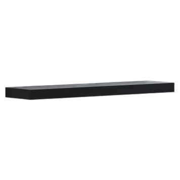 VÄGGHYLLA SCANBAD SVÄVANDE SVART EK 60CM
