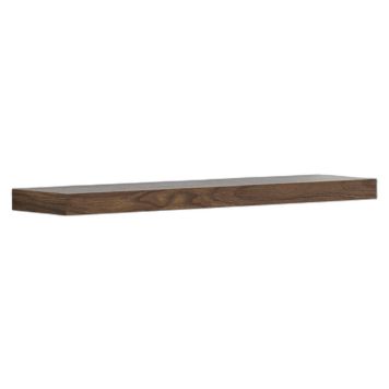 VÄGGHYLLA SCANBAD SVÄVANDE BRUN EK 60CM