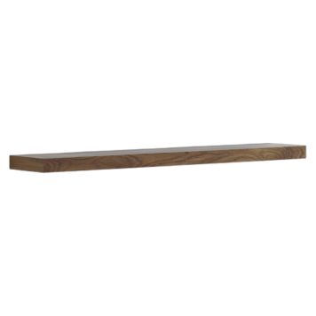 VÄGGHYLLA SCANBAD SVÄVANDE BRUN EK 80CM