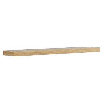 VÄGGHYLLA SCANBAD SVÄVANDE VARM EK 80CM