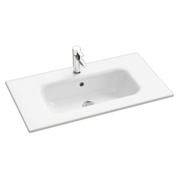 TVÄTTSTÄLL SCANBAD DEWY PORSLIN VIT 80CM
