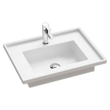 TVÄTTSTÄLL SCANBAD LINTEL PORSLIN VIT 60CM 