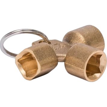 VATTENUTKASTARNYCKEL ADMIRAL UNIVERSAL 7 MM 2X8 MM MÄSSING
