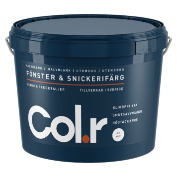 FÖNSTERFÄRG COL.R VIT 3L