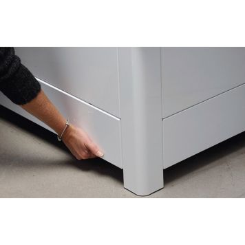 TILLÄGGSFRONT SVEDBERGS TILL EMALJBADKAR 170CM VIT MATT