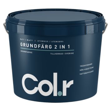 GRUNDFÄRG  COL.R 2 IN 1 VIT 10L