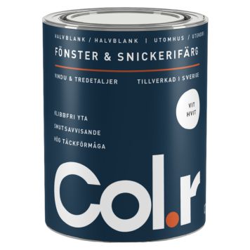 FÖNSTERFÄRG COL.R VIT 700ML