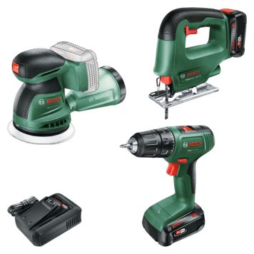 VERKTYGSPAKET BOSCH EASYDRILL/EASYSAW/ORBIT 18V 2X2,5AH