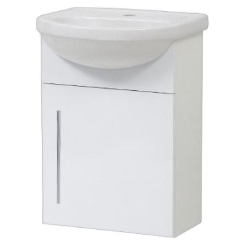 KOMMODPAKET NORTIQ WAVE 46,8CM VIT HÖGBLANK