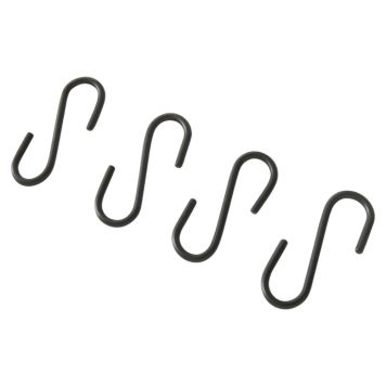 S-KROKAR MILLEX FÖR ORGANIZER SVART 4-PACK