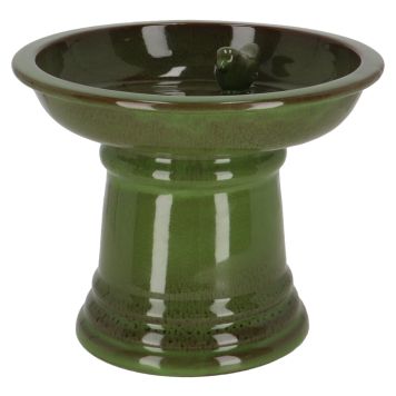 FÅGELBAD ESSCHERT DESIGNSTÅENDE Ø29CM GRÖN