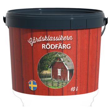 SLAMFÄRG GÅRDSKLASSIKERN RÖD 10L                        