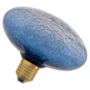 LJUSKÄLLA OSRAM DECOR LED STAR CRACKED GLASS 3,5W E27 PLATT BLÅ