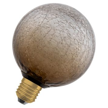 LJUSKÄLLA OSRAM DECOR LED STAR CRACKED GLASS 3,5W E27 RUND BRUN