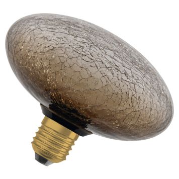 LJUSKÄLLA OSRAM DECOR LED STAR CRACKED GLASS 3,5W E27 PLATT BRUN