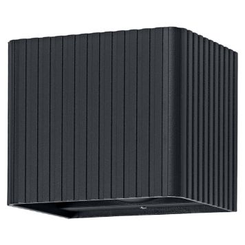 VÄGGLAMPA OSRAM ENDURA STRIPED CUBE MÖRKGRÅ