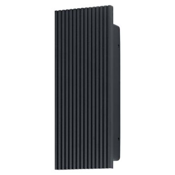 VÄGGLAMPA OSRAM ENDURA STRIPED BOX MÖRKGRÅ