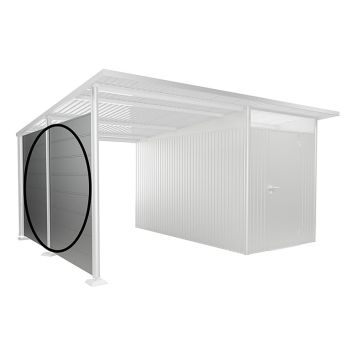 SIDOVÄGG BIOHORT AVANTGARDE A4/A8 METALLIC SILVER 