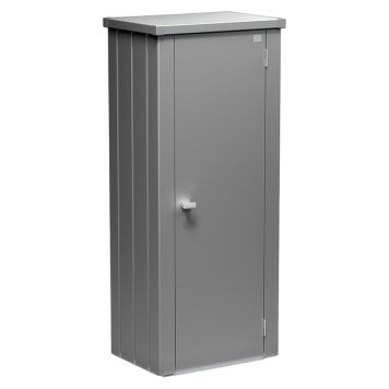 FÖRVARINGSSKÅP BIOHORT JULIA M HIGH METALLIC KVARTSGRÅ 0,44M²