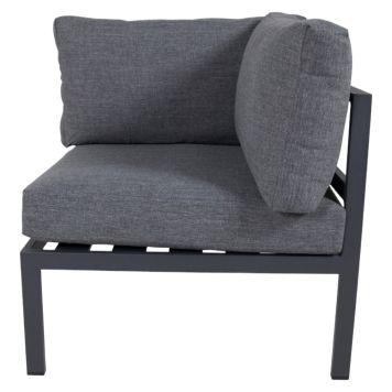 SOFFMODUL VENTURE HOME COPACABANA HÖRN POLYESTER SVART