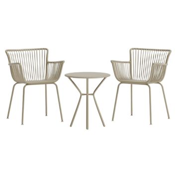 CAFÉSET VENTURE HOME SIFNOS +2 STOLAR BEIGE