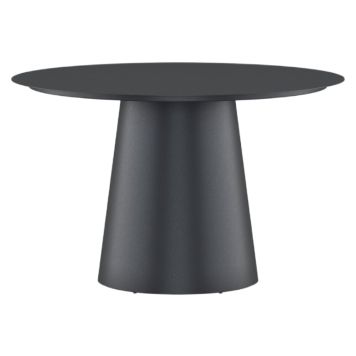 MATBORD VENTURE HOME LANZO Ø120CM SVART 