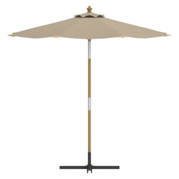 PARASOLL VENTURE HOME CEROX BAMBU ⌀270CM LJUSGUL