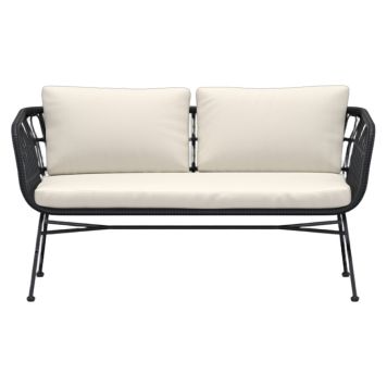 SOFFA VENTURE HOME ISOLA 3-SITS SVART