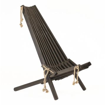 DÄCKSTOL HILLERSTORP ECOCHAIR ECOFURN SVARTOLJAD