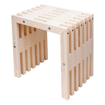 TRÄDGÅRDSBÄNK HILLERSTORP ECOFURN 45CM VITOLJAD