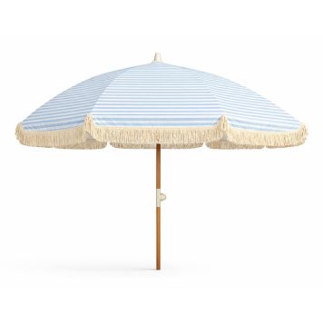 PARASOLL HILLERSTORP 200X220CM BLÅ/VIT