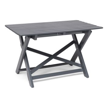 MATBORD HILLERSTORP TORPET 67X109CM STÅLGRÅ