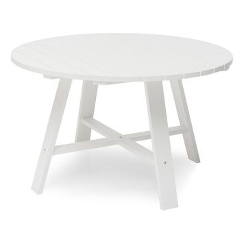 MATBORD HILLERSTORP LÄCKÖ Ø120CM VIT