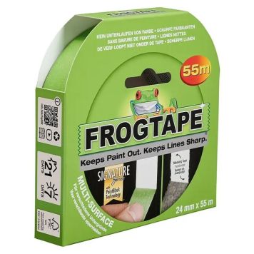 MASKERINGSTEJP FROGTAPE MULTISURFACE 24MMX55M 