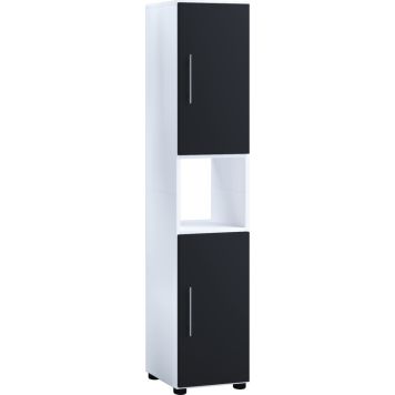 HÖGSKÅP VCM FLANDU 31CM VIT/SVART