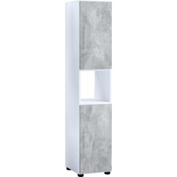 HÖGSKÅP VCM FLANDU 31CM VIT/BETONGUTSEENDE