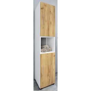 HÖGSKÅP VCM FLANDU 31CM VIT/EK