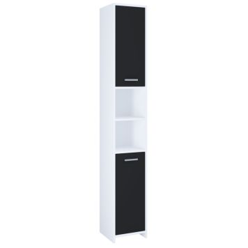HÖGSKÅP VCM ZALO L 30CM VIT/SVART