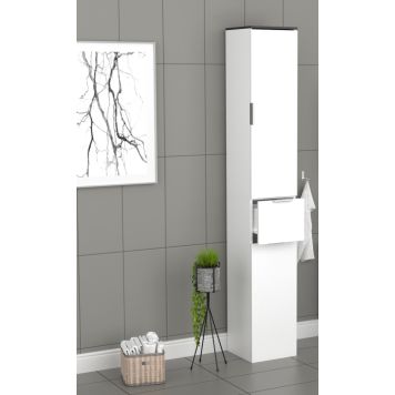 HÖGSKÅP VCM DONALI 30CM VIT/SVART