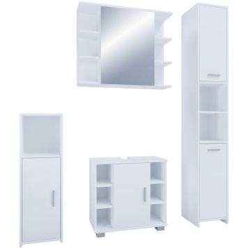 BADRUMSMÖBEL VCM 4-DELAT ZALO II VIT 60CM