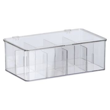 FÖRVARINGSLÅDA ZELLER 8 FACK 16X27CM