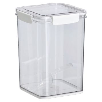 FÖRVARINGSBURK ZELLER  MED SKED 5,1L PLAST